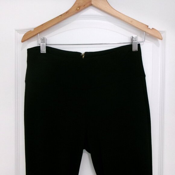bebe Black Ponte High Rise Back Zipper Leggings M / Medium - Picture 2 of 9